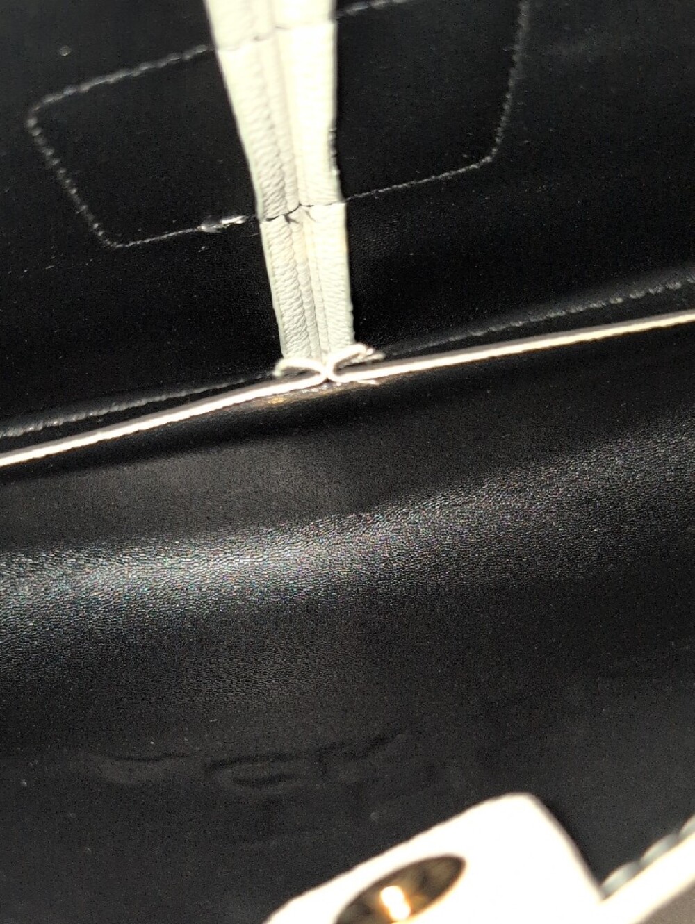 White Vegan "The Sack Bag" with Detachable Strap - NWT - Picture 5 of 16
